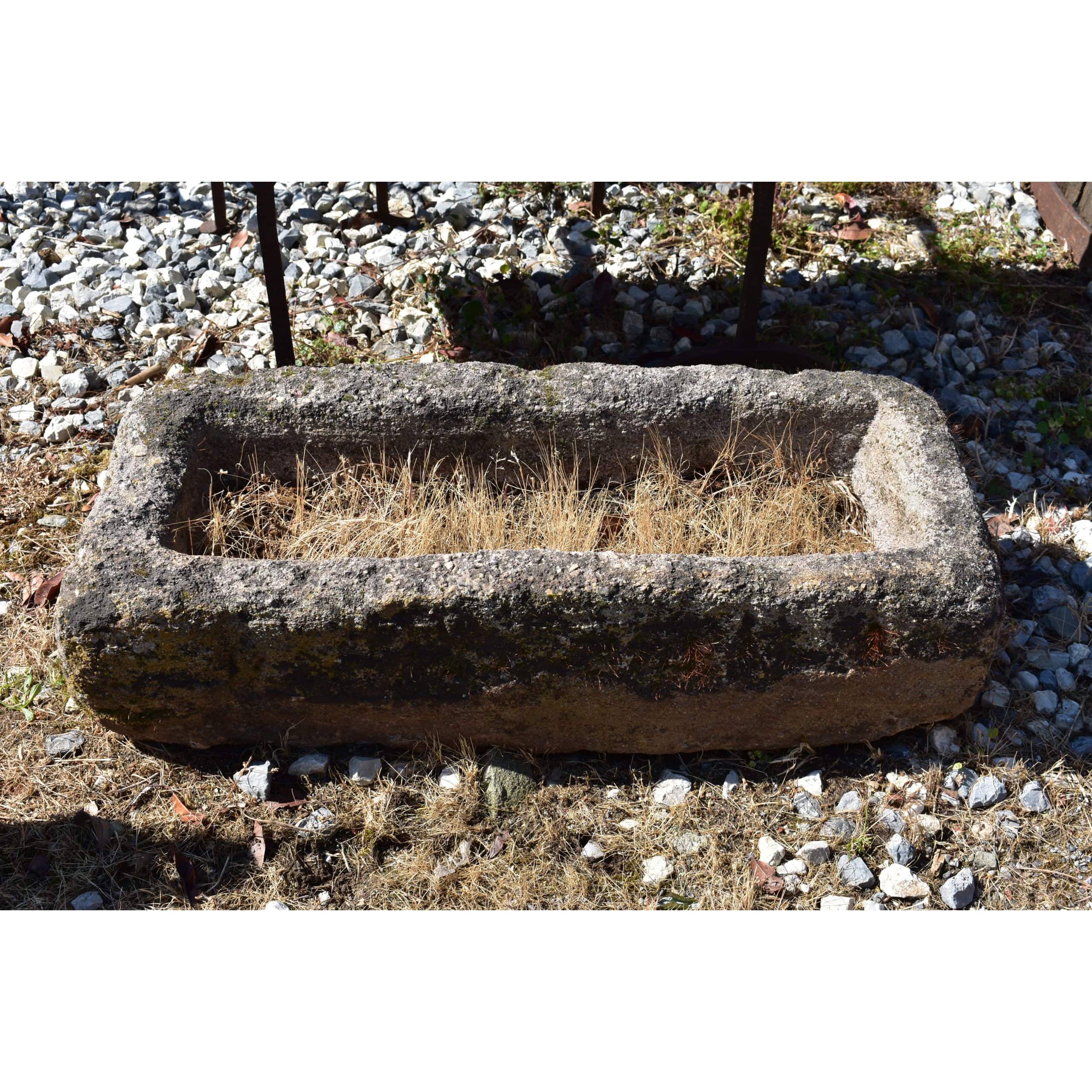 Vaschetta di pietra piccola rettangolare 