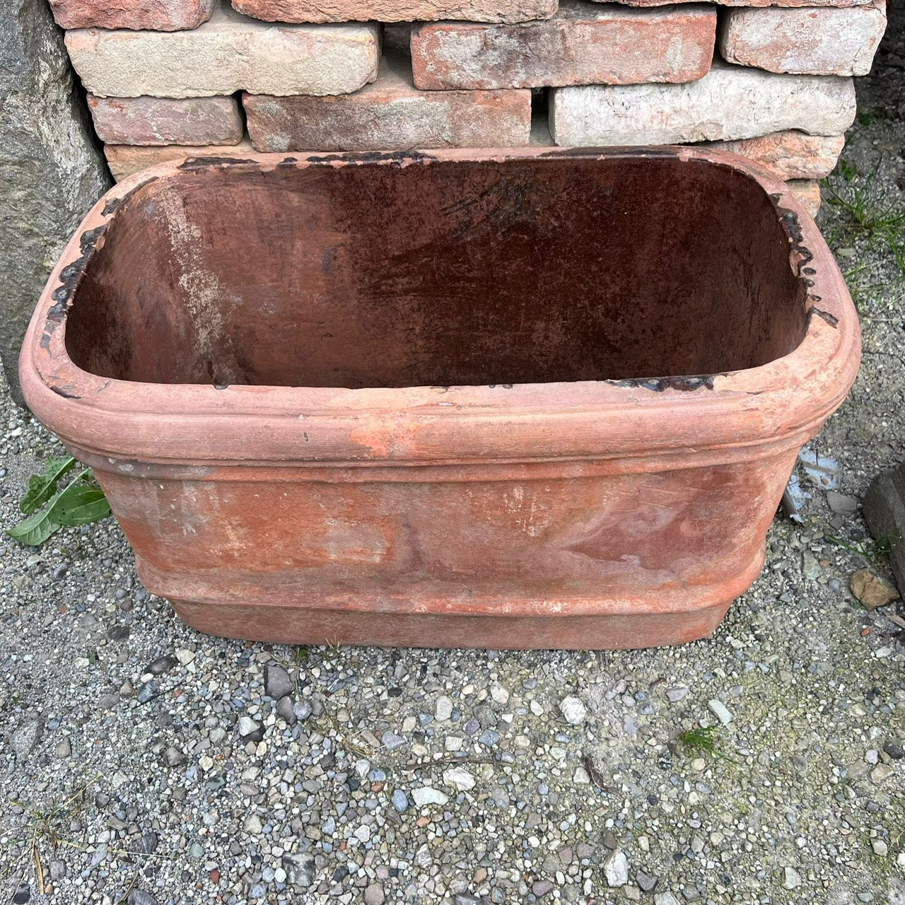 Vaso ovale recuperato