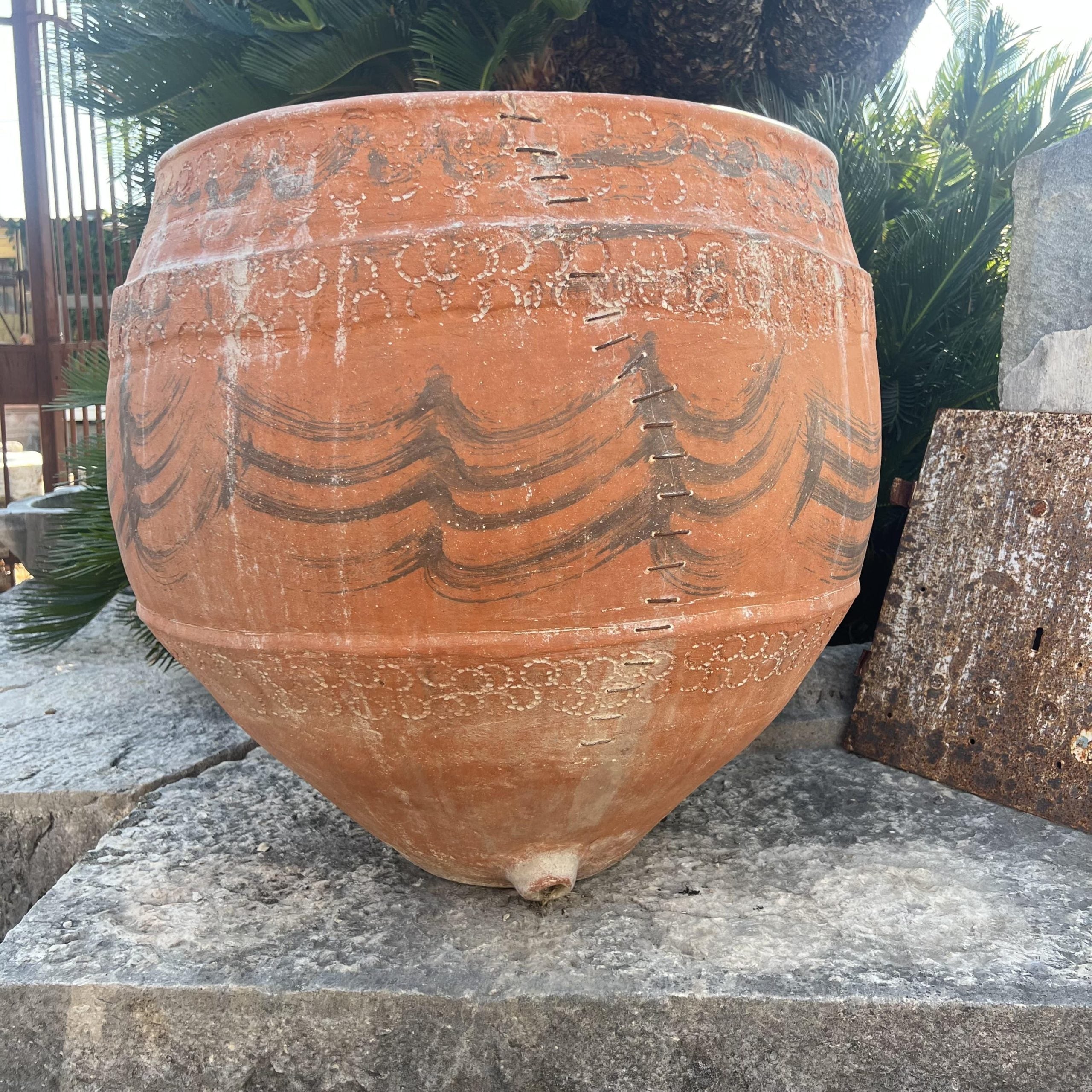 Vecchia conca da olio 