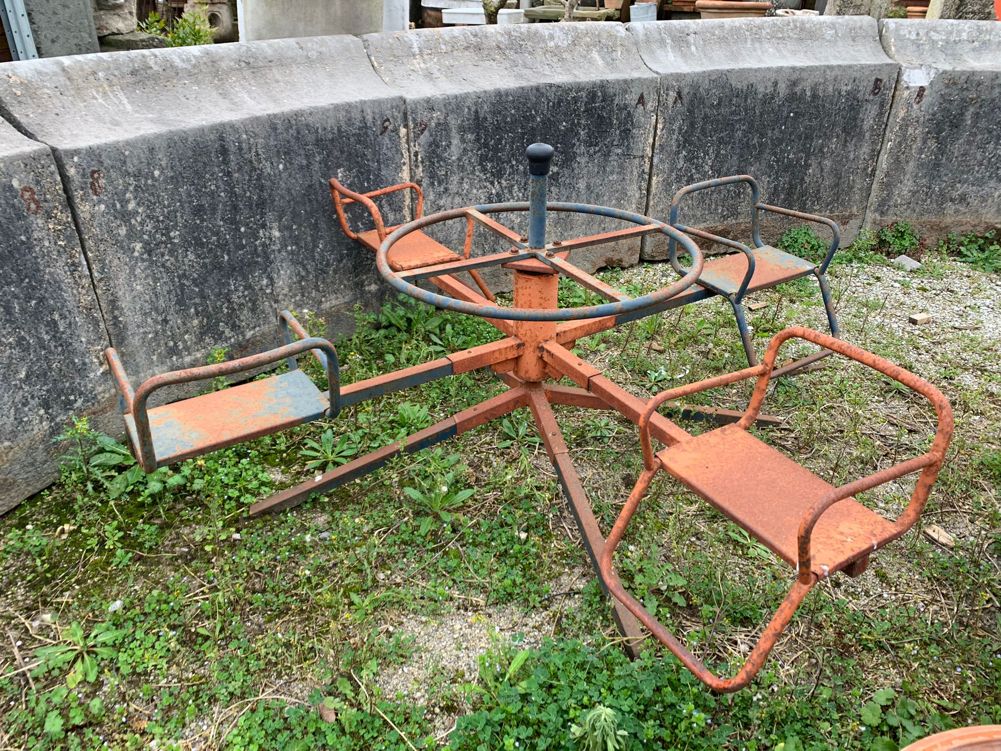 Vecchia giostra vintage 