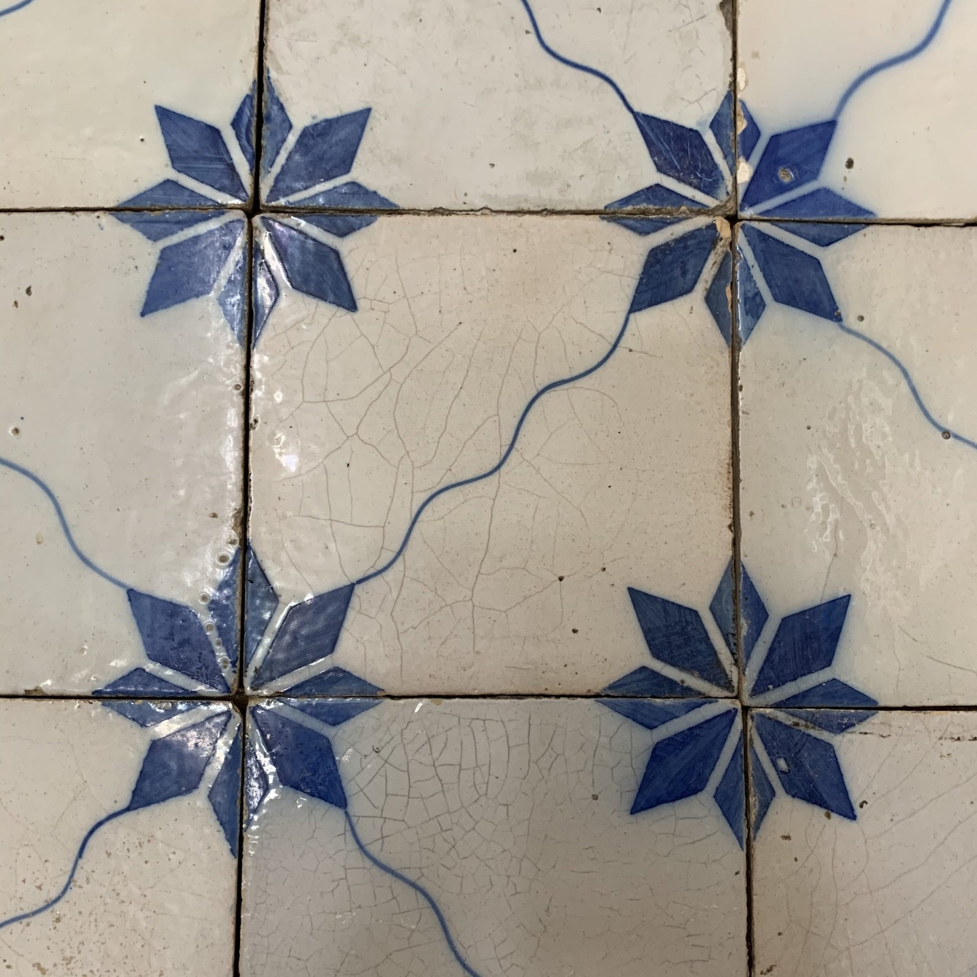 Vecchie azulejos blu 