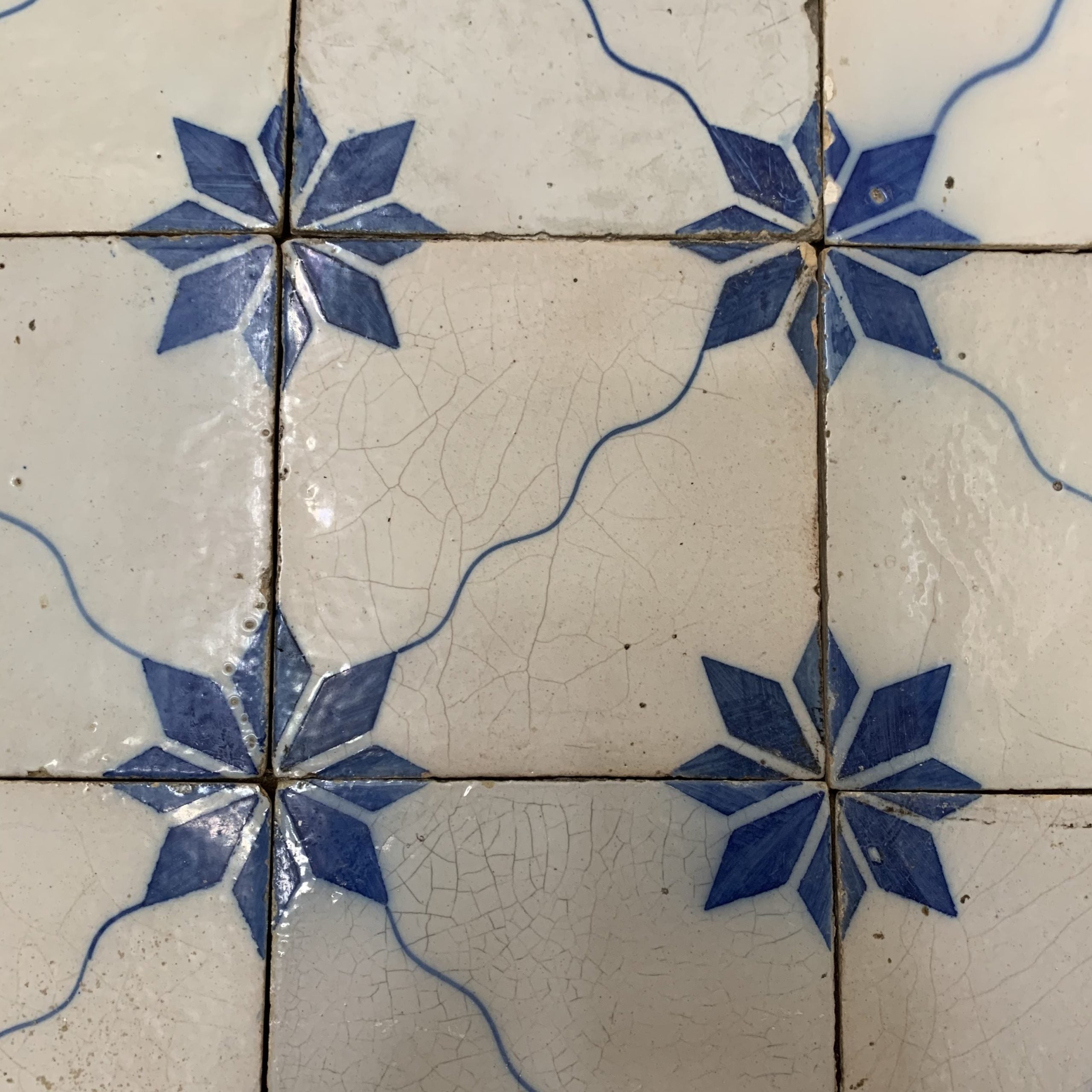 Vecchie azulejos blu 