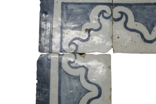 Vecchie azulejos bordo