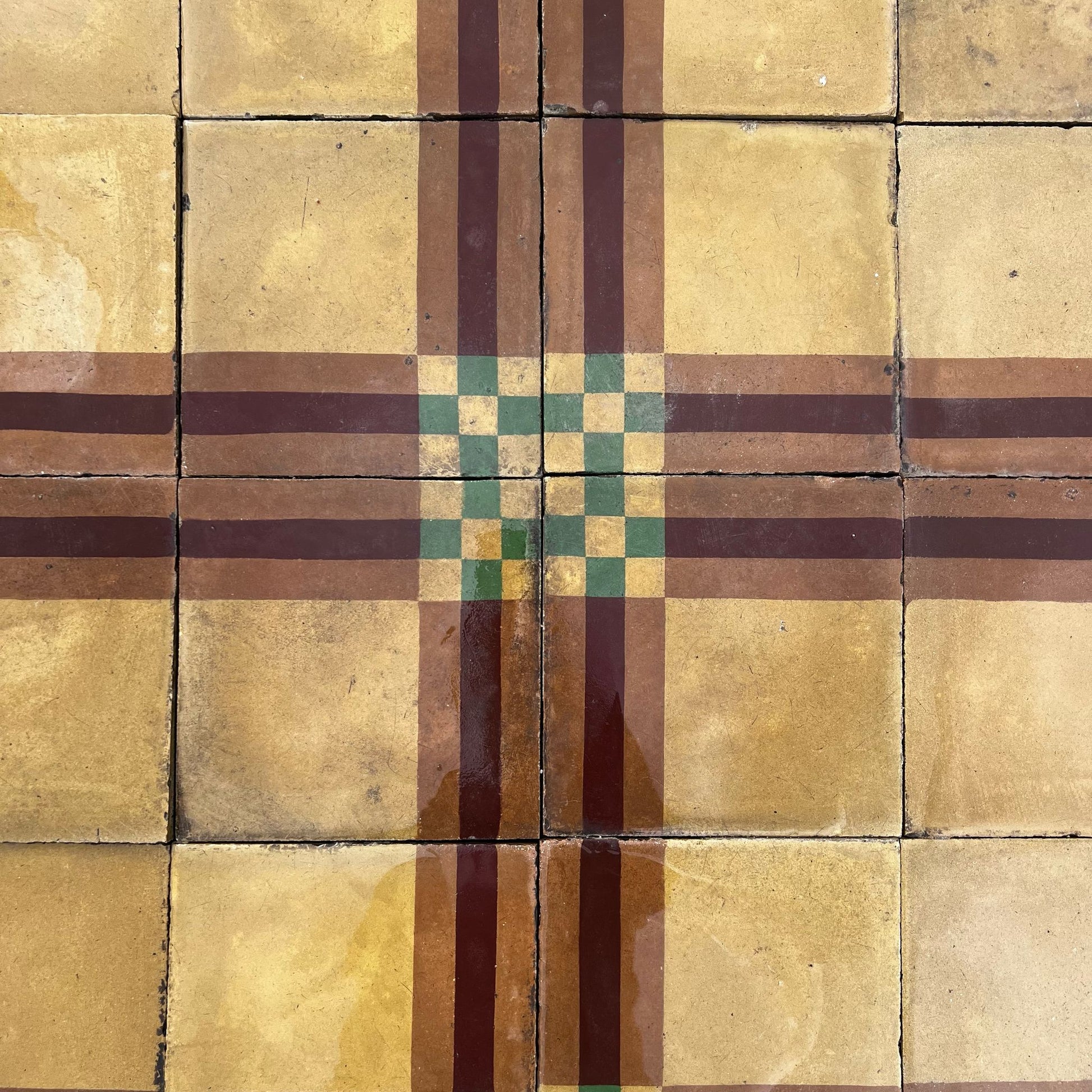 Vecchie cementine colorate 