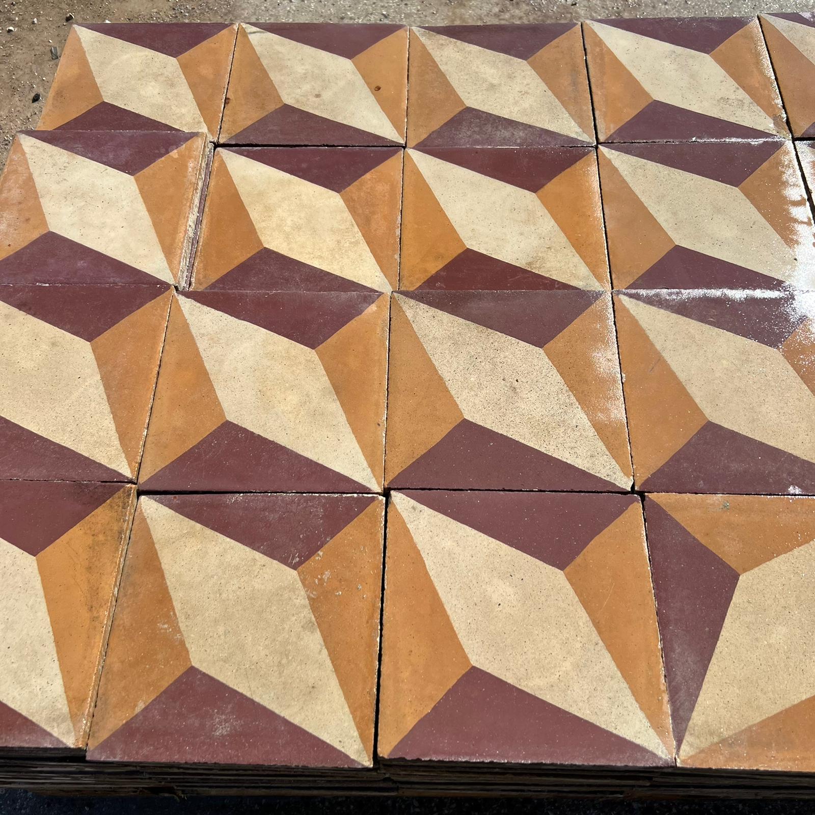 Vecchio pavimento in pastina 