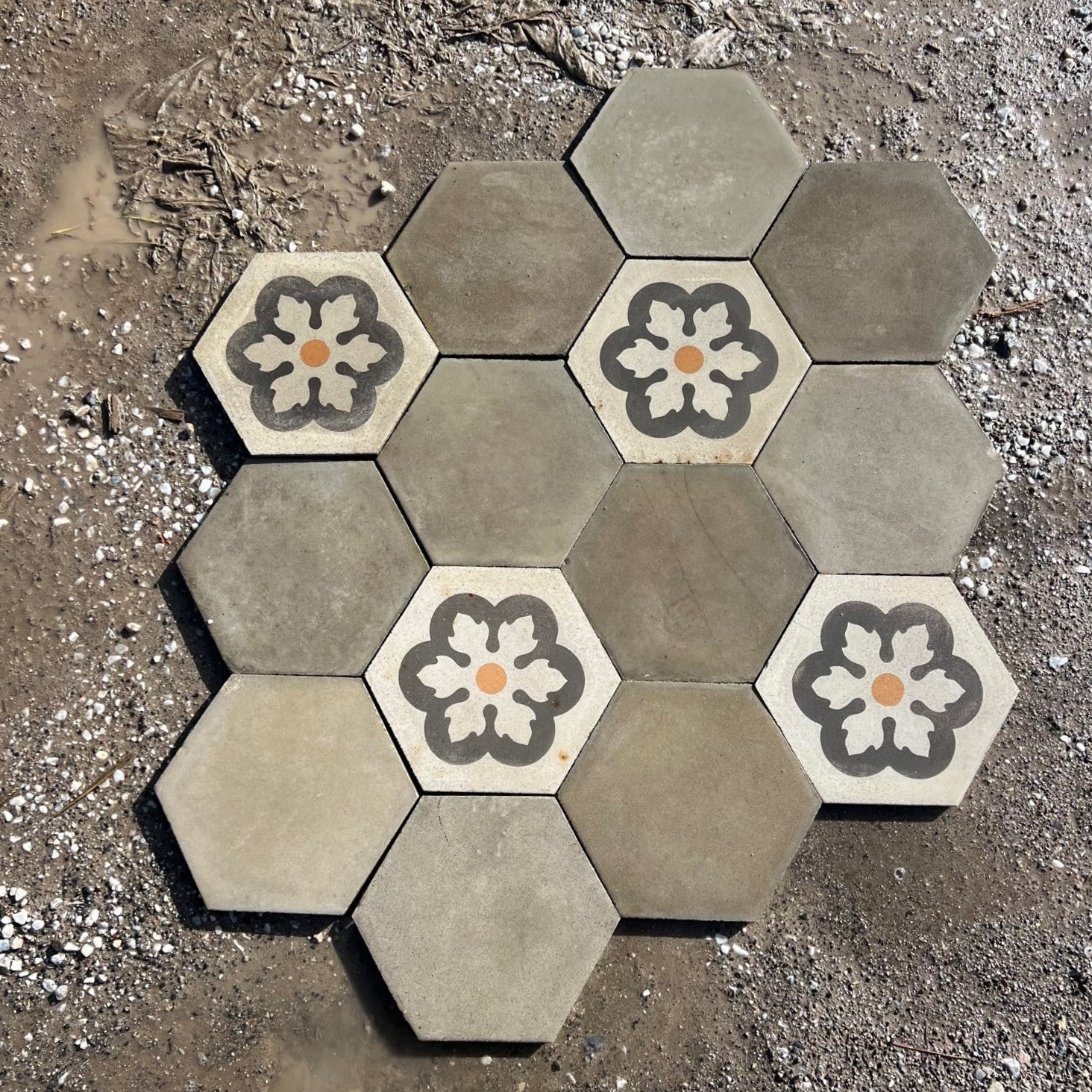 Vendita cementine esagonali 