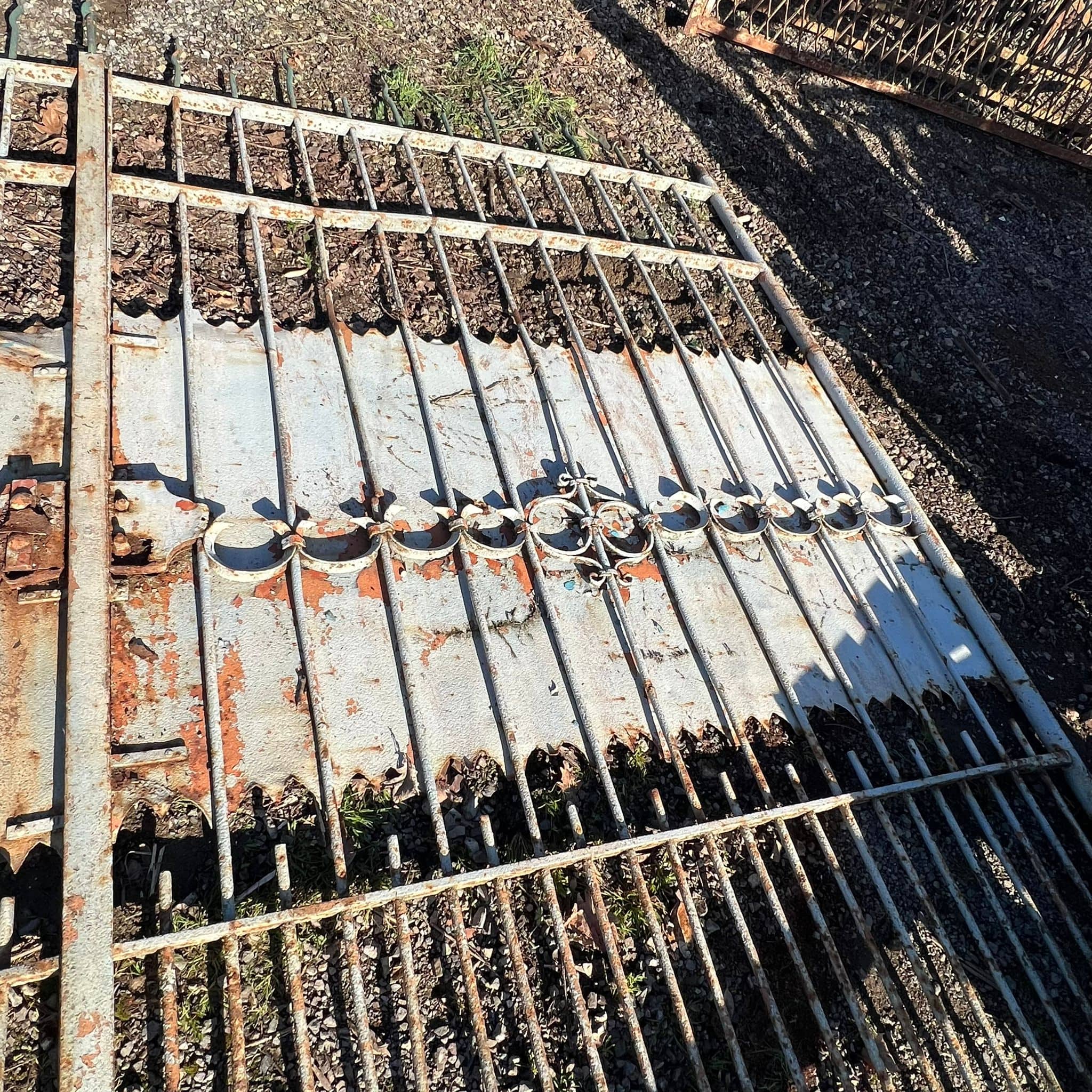 Cancello in ferro 345 cm