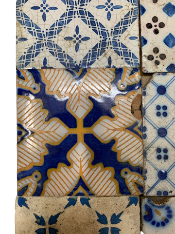 Azulejos miste colorate semplici 