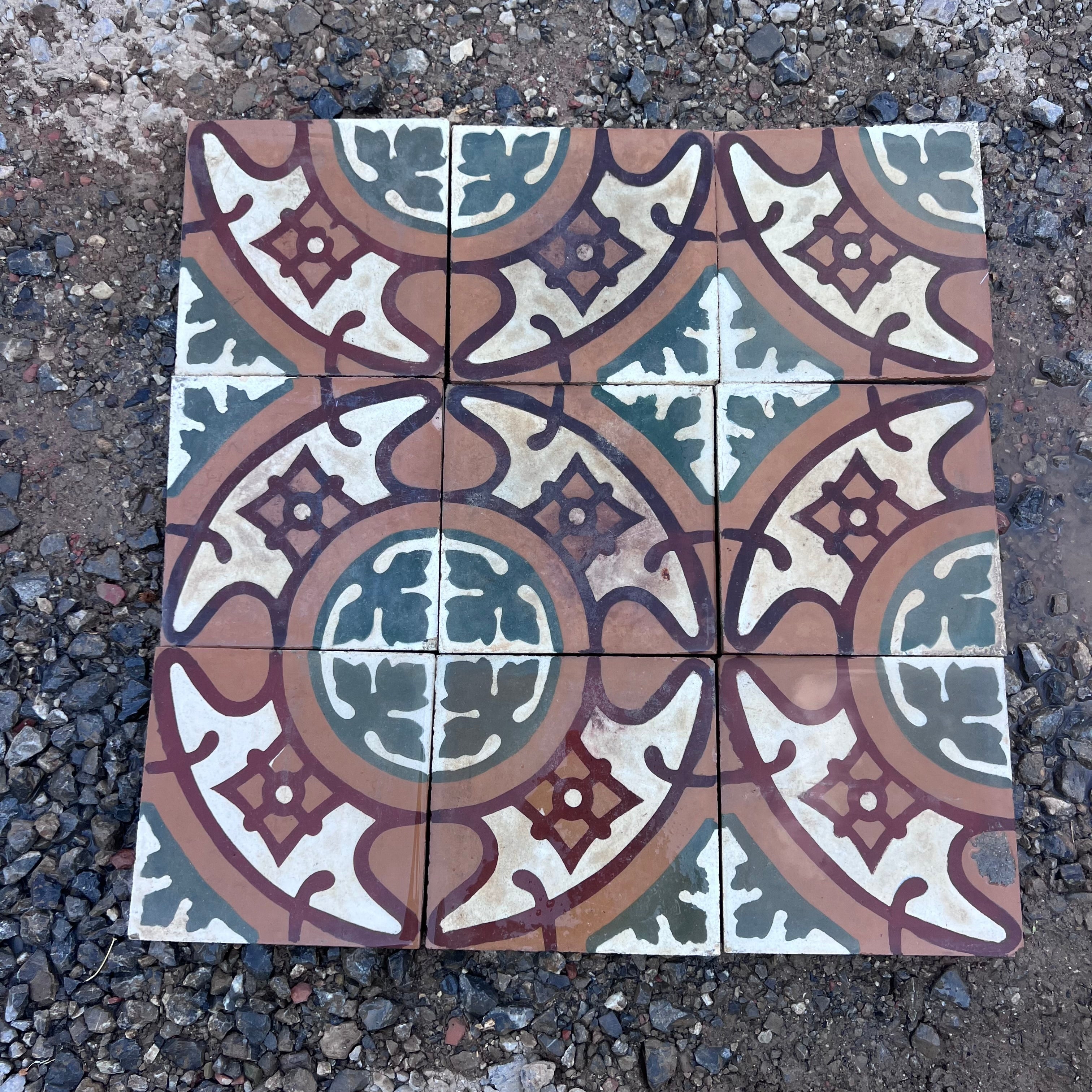 cementine decorate verdi arancioni