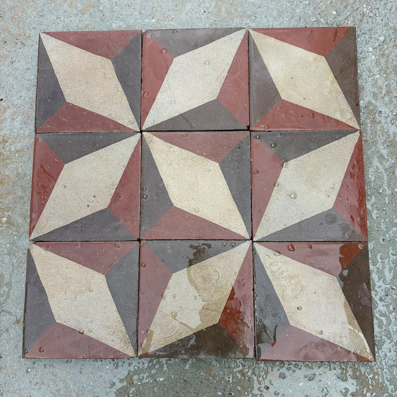 cementine geometriche stelle
