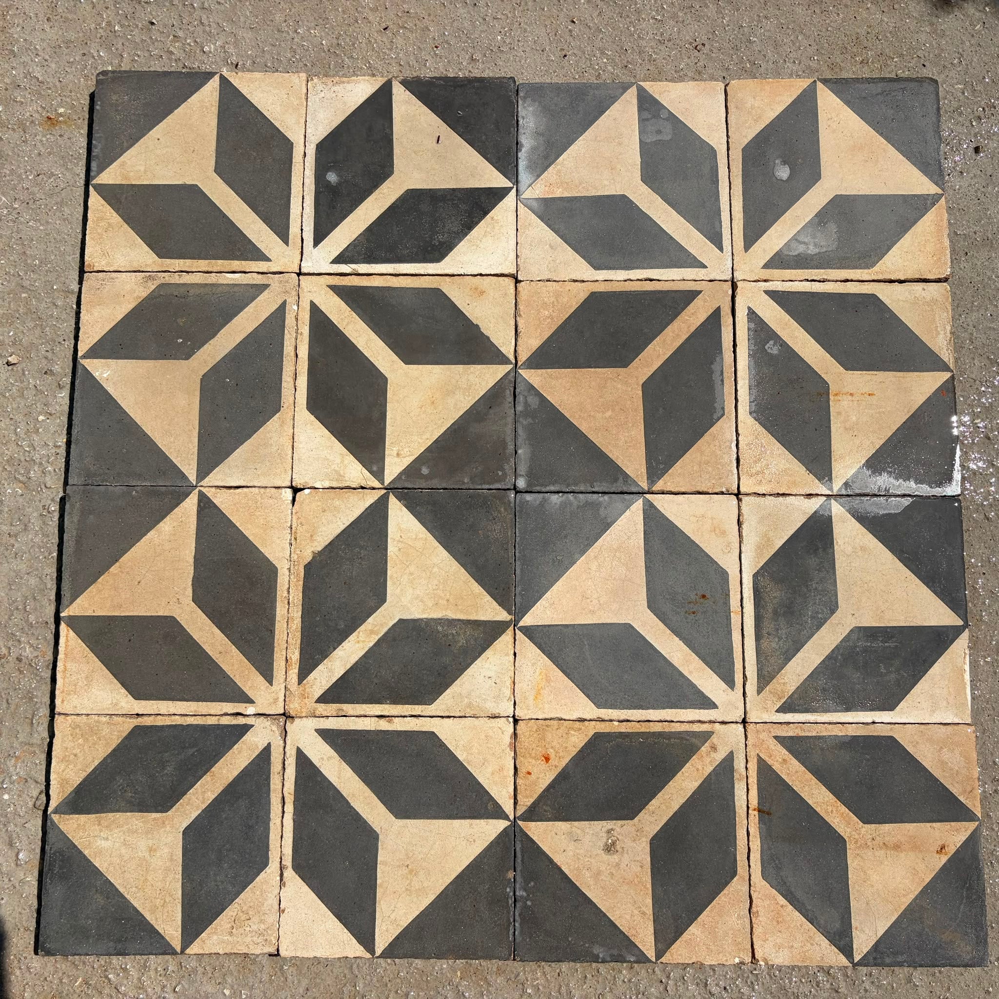 cementine rombi neri 