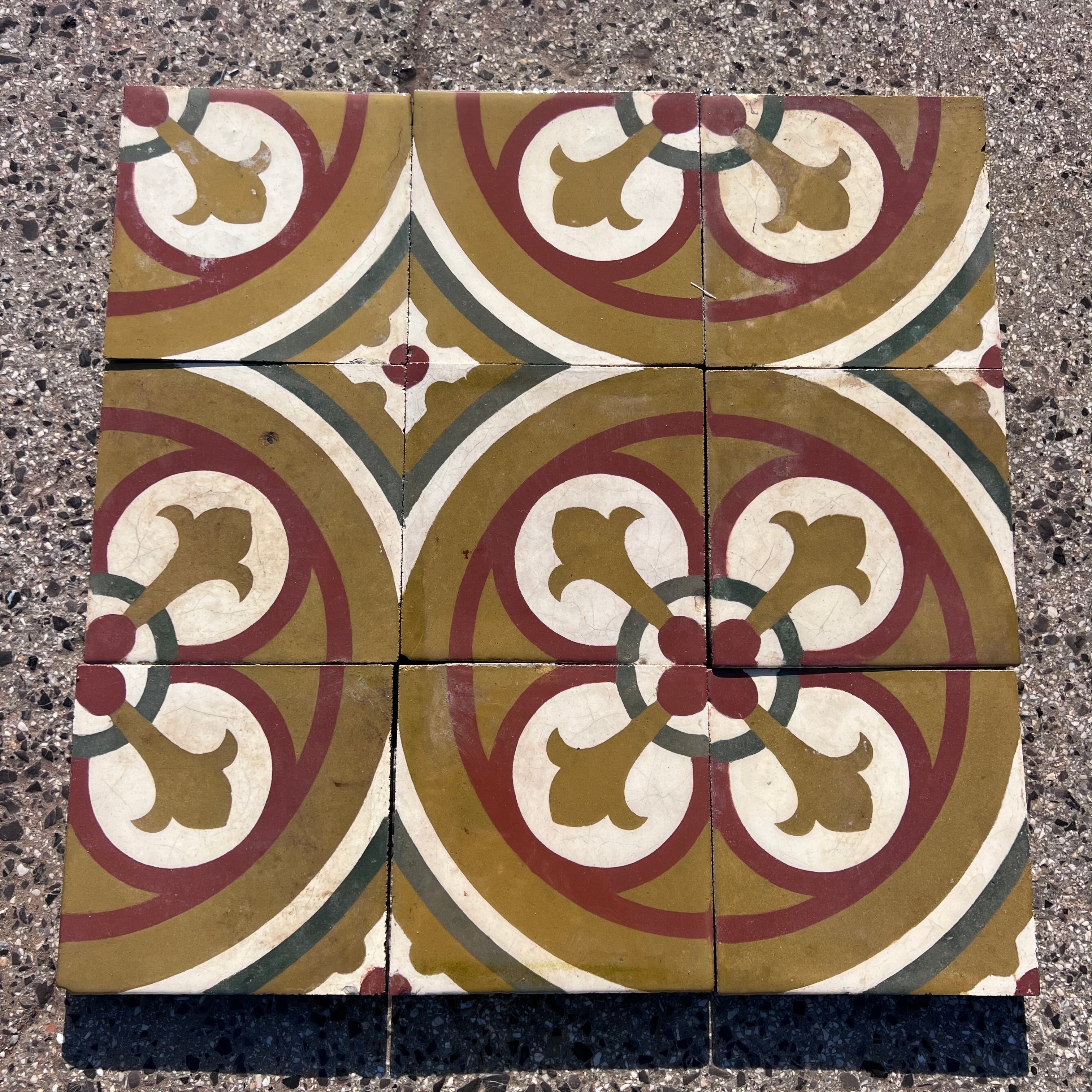 cementine usate decorate 