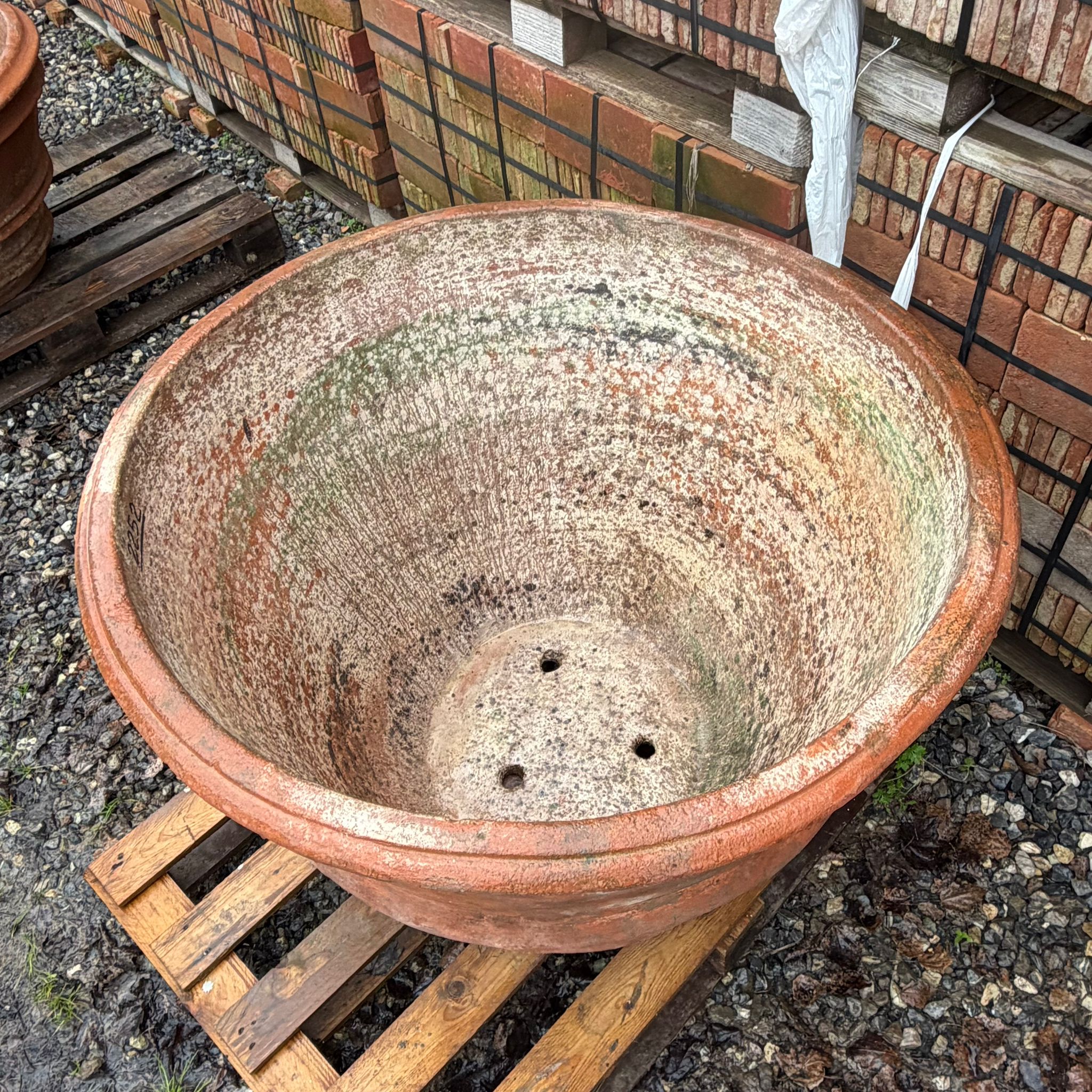 conca in terracotta interno 102 cm