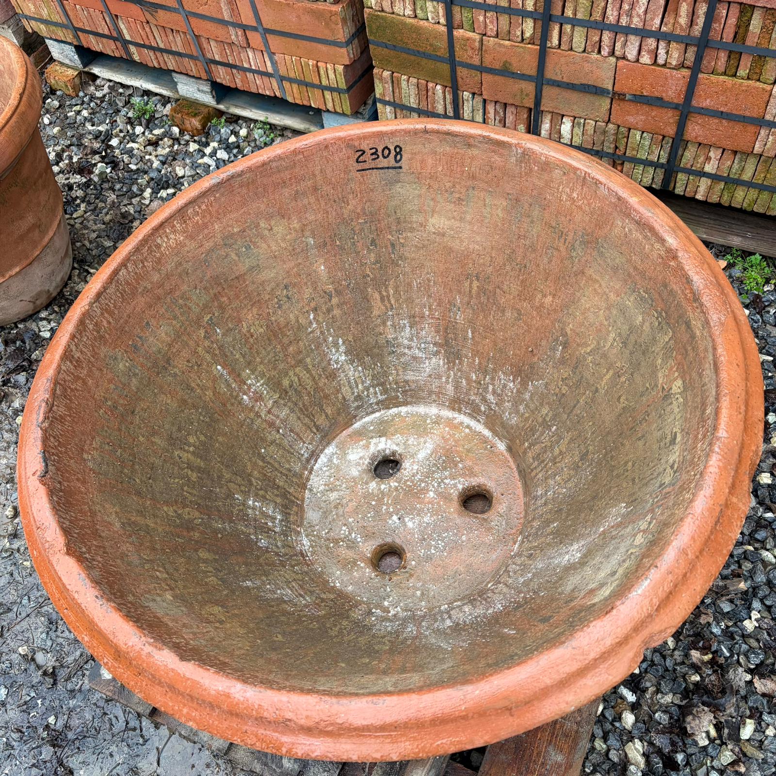 conca in terracotta interno 