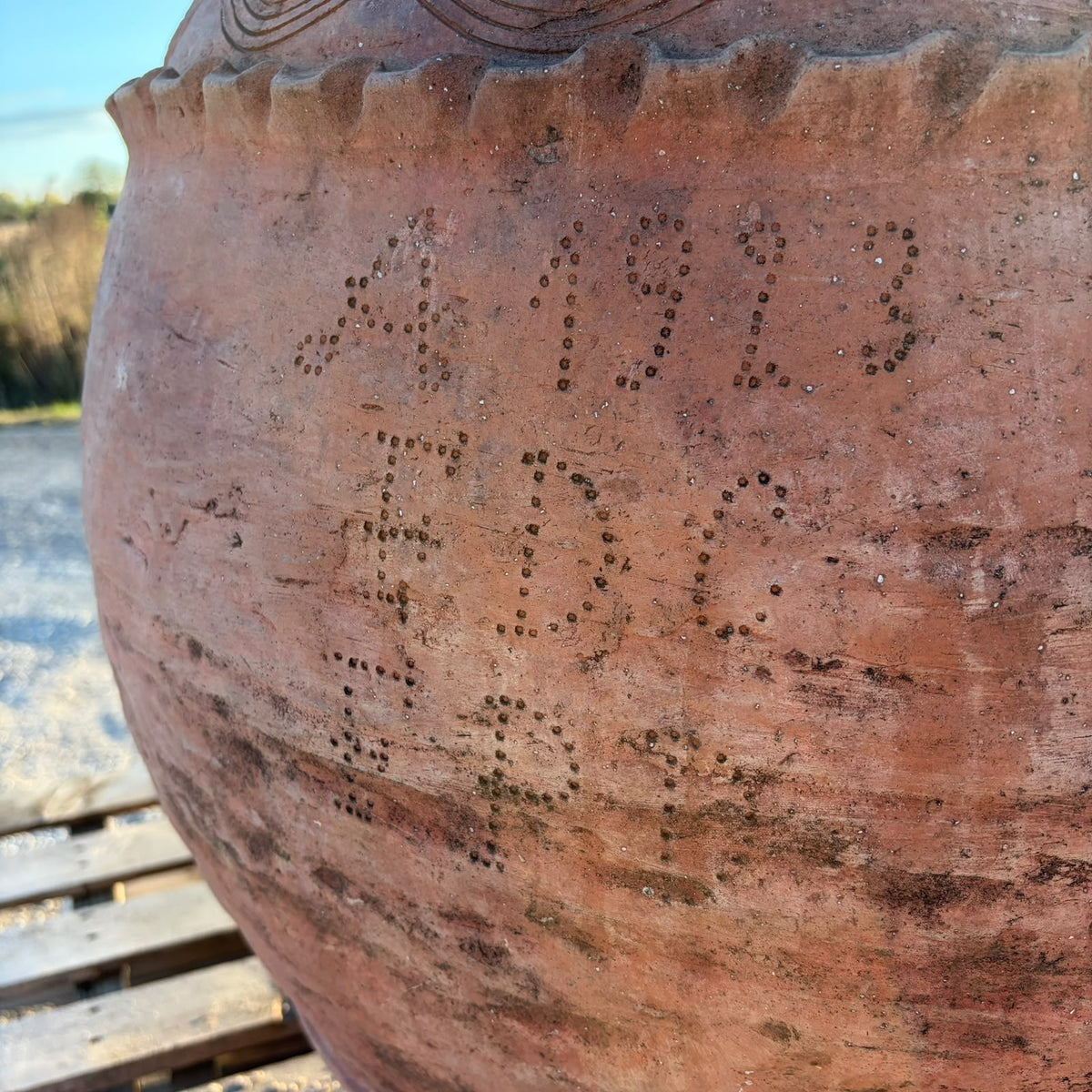 conca terracotta 75cm dettaglio