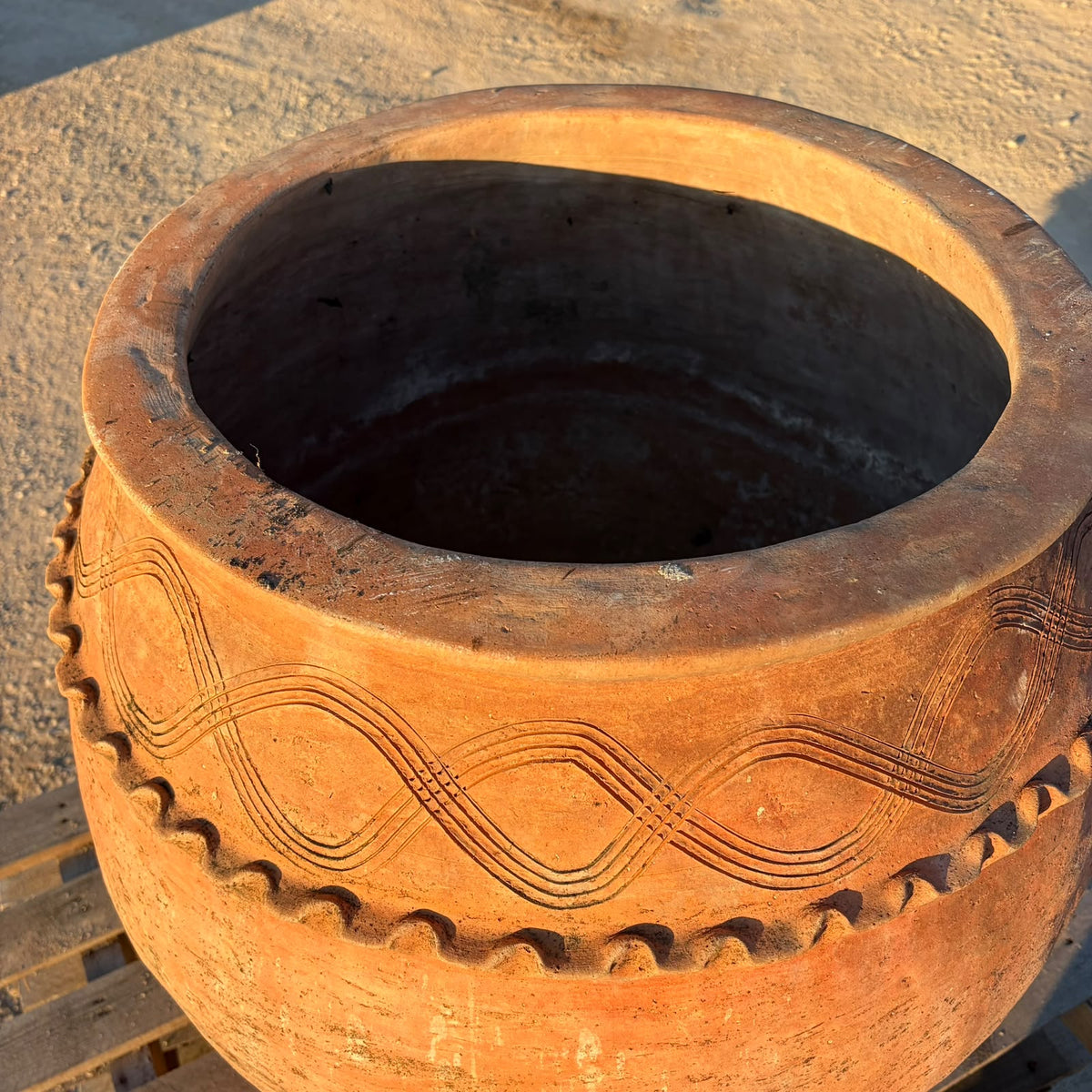 conca terracotta laterale 75cm