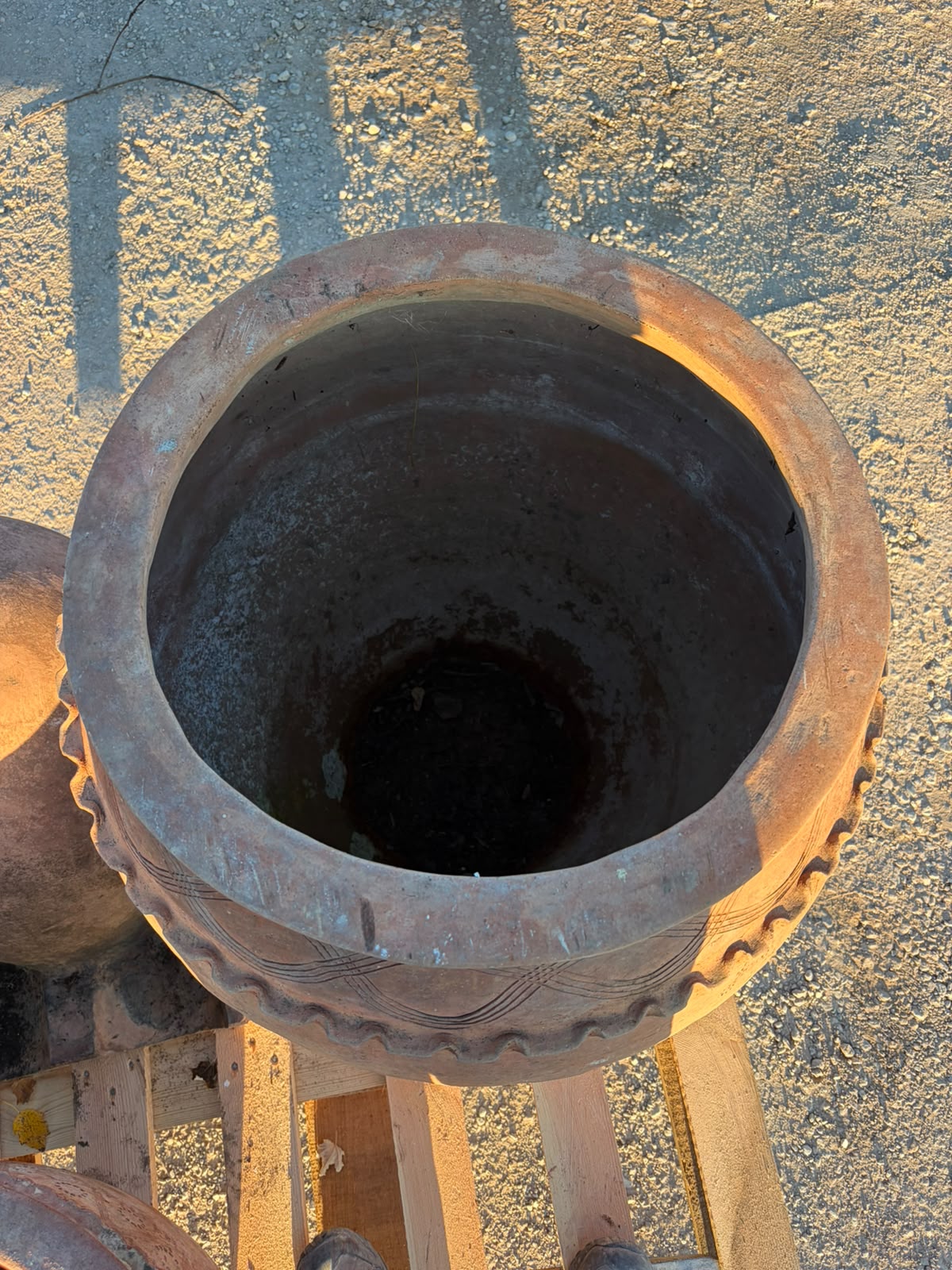 conca terracotta recupero