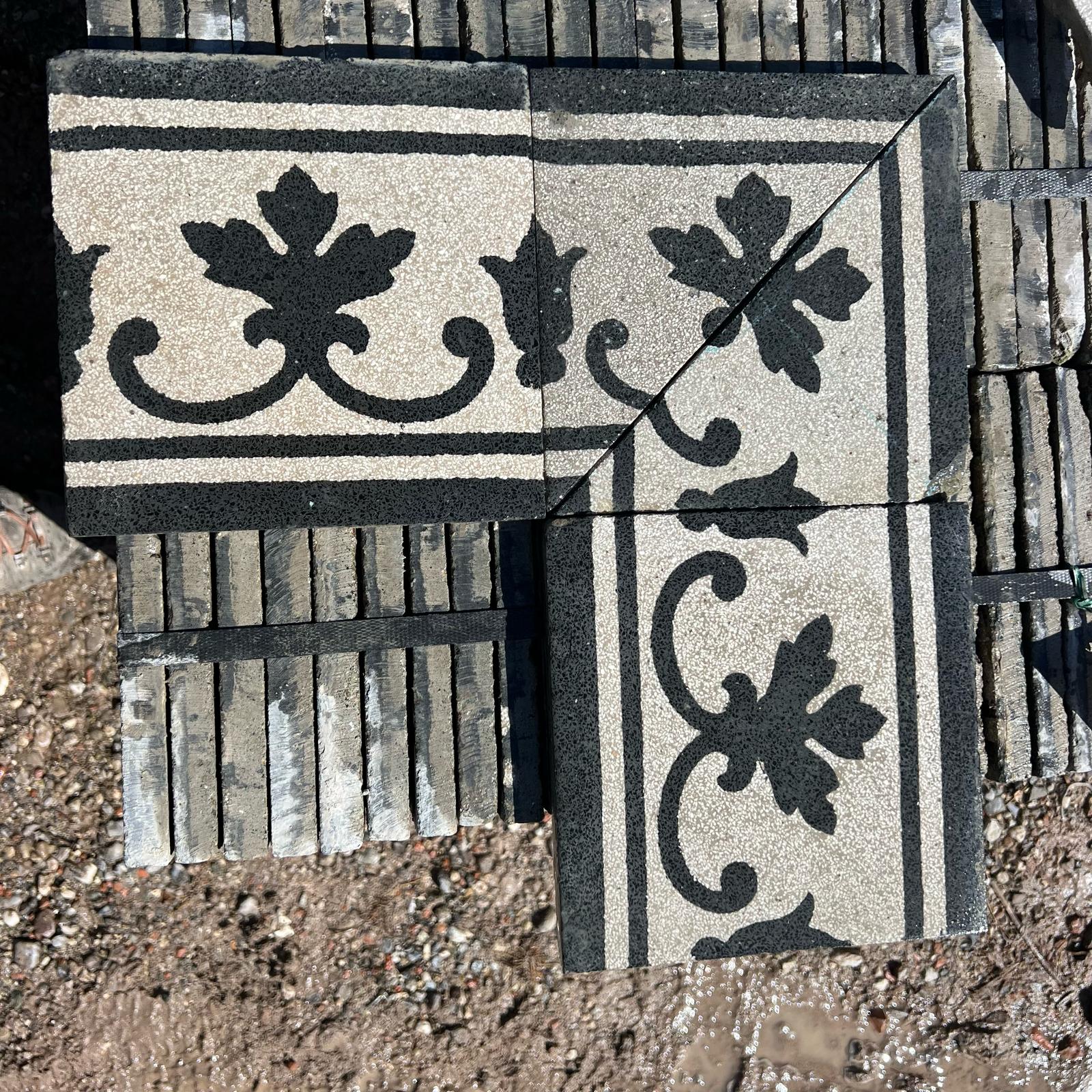 cornice bianco e nero