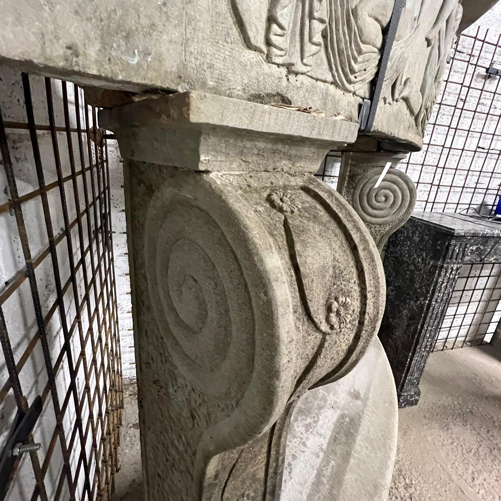 dettaglio camino gamba