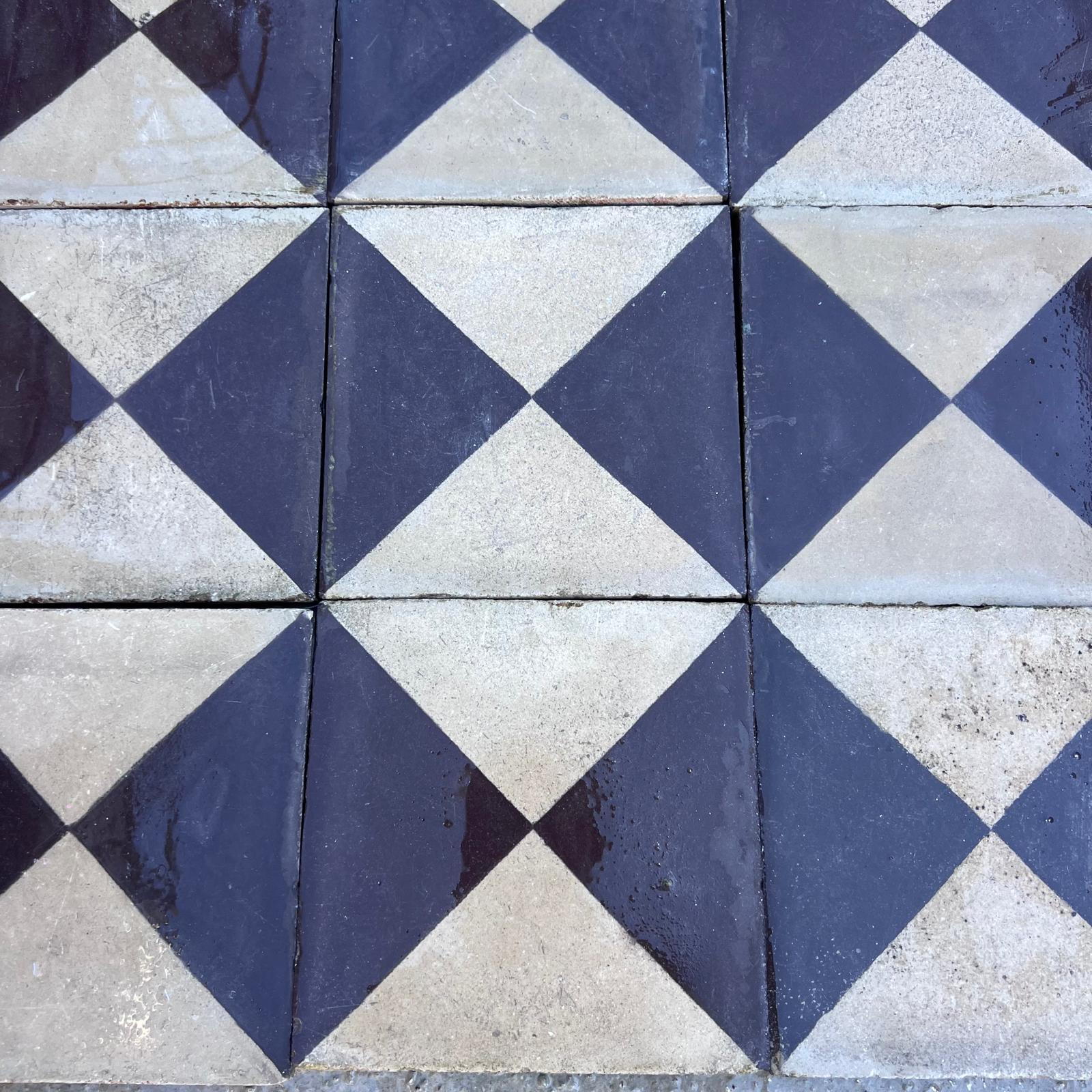 dettaglio cementine con rombi 