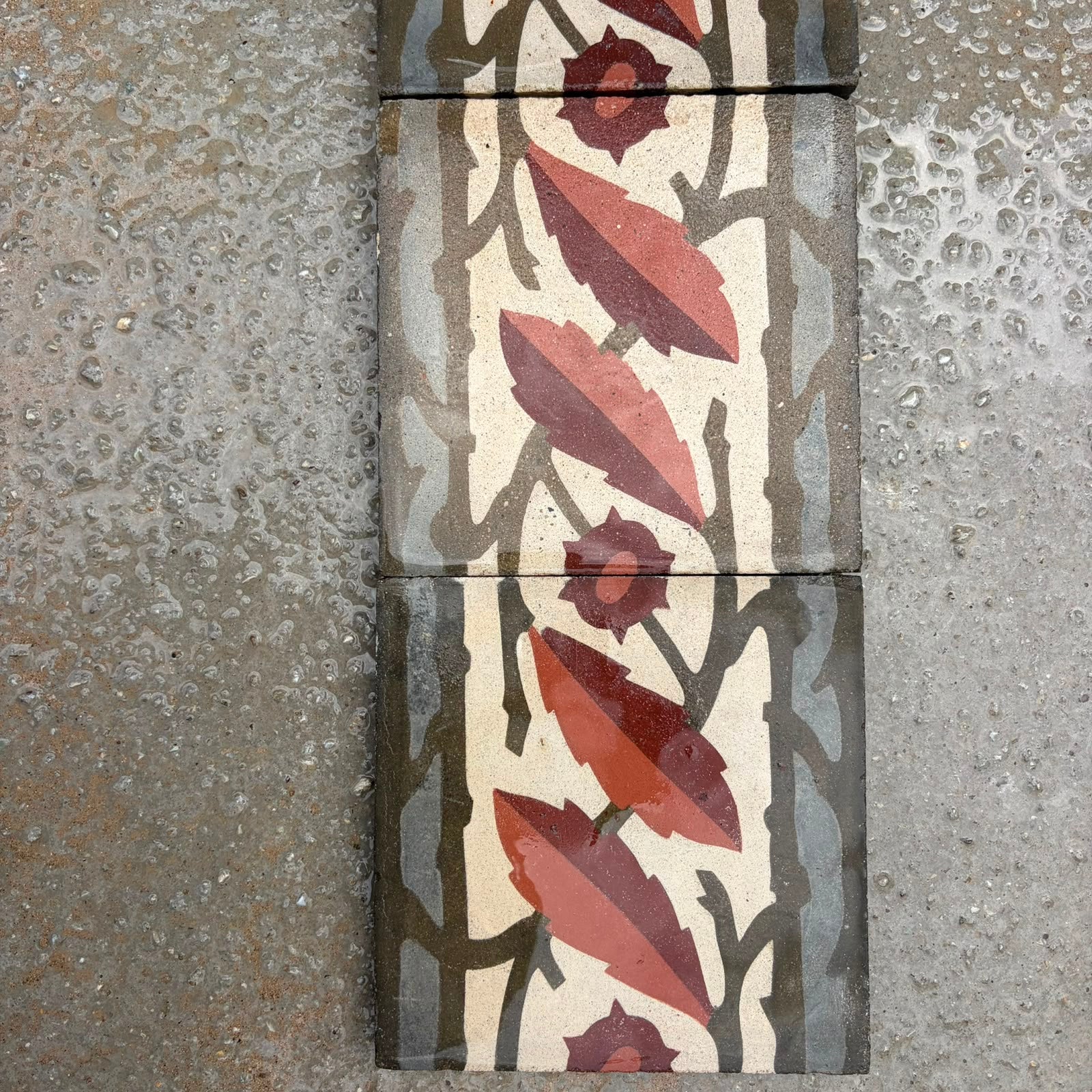 dettaglio cementine decoro autunnale