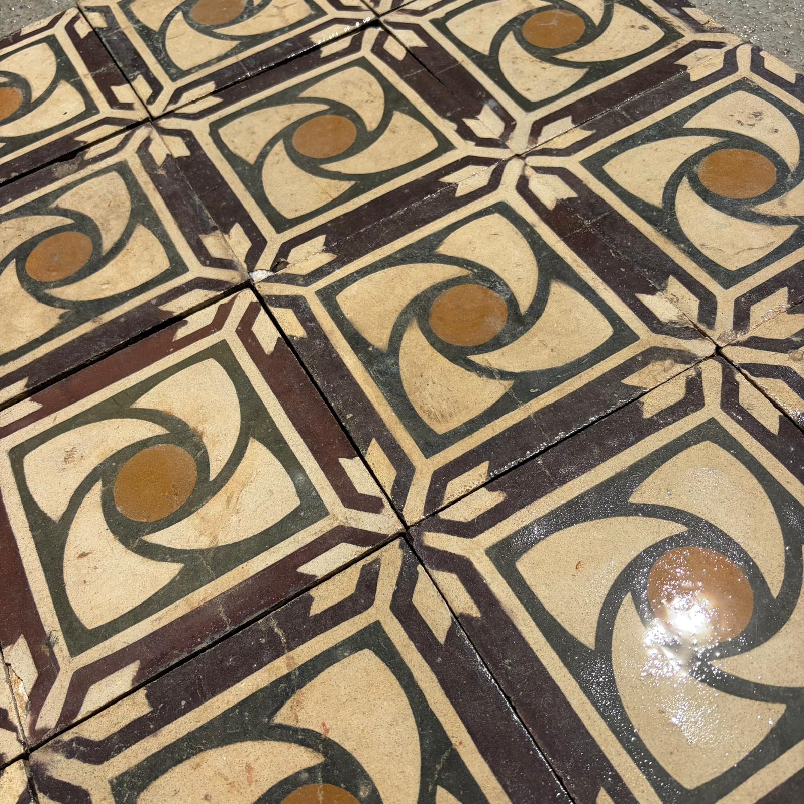 dettaglio cementine di recupero