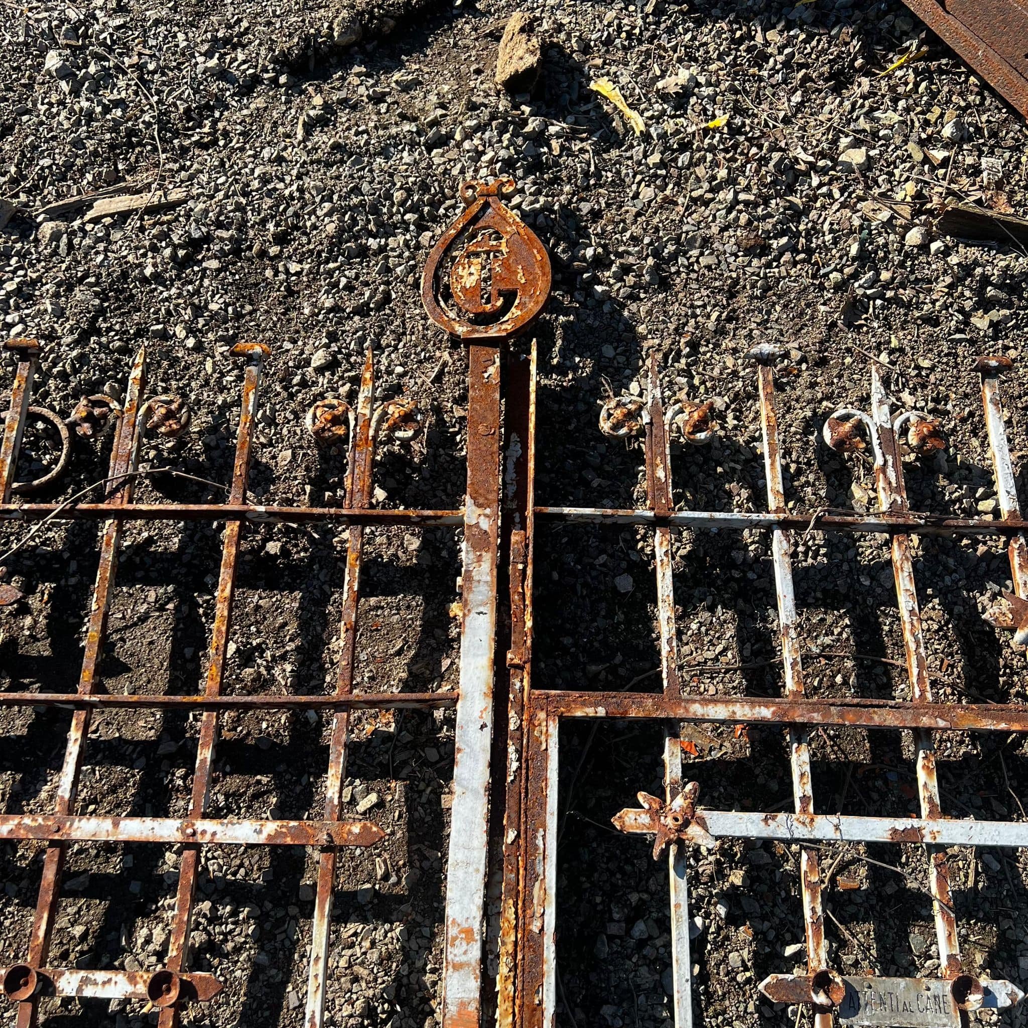 Cancello in ferro 335 cm