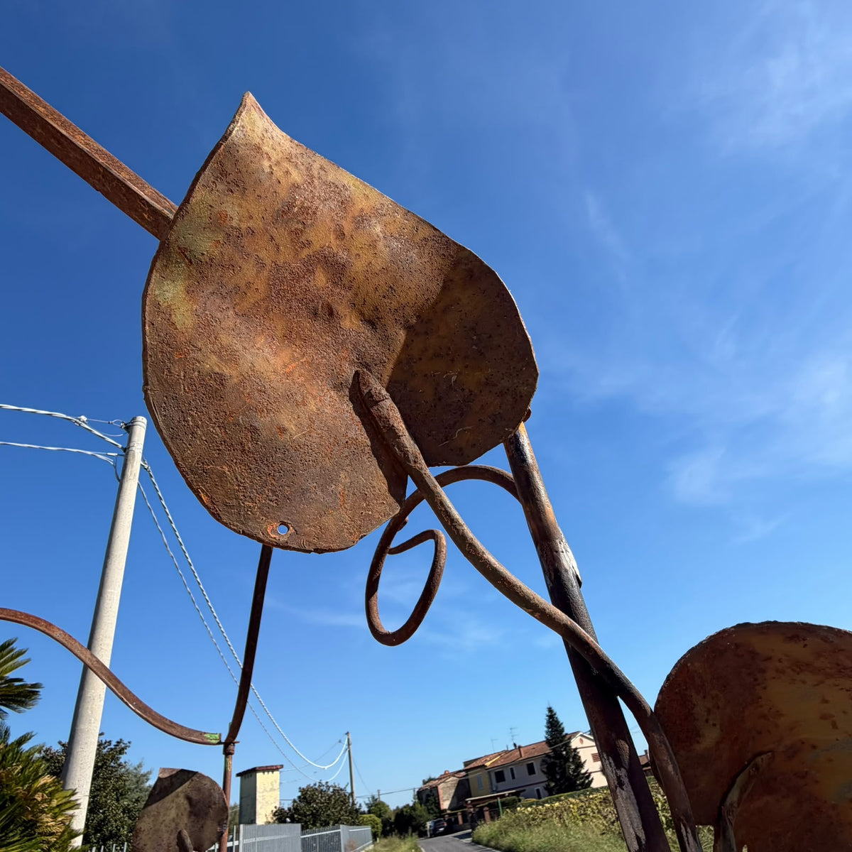 gazebo ferro foglia