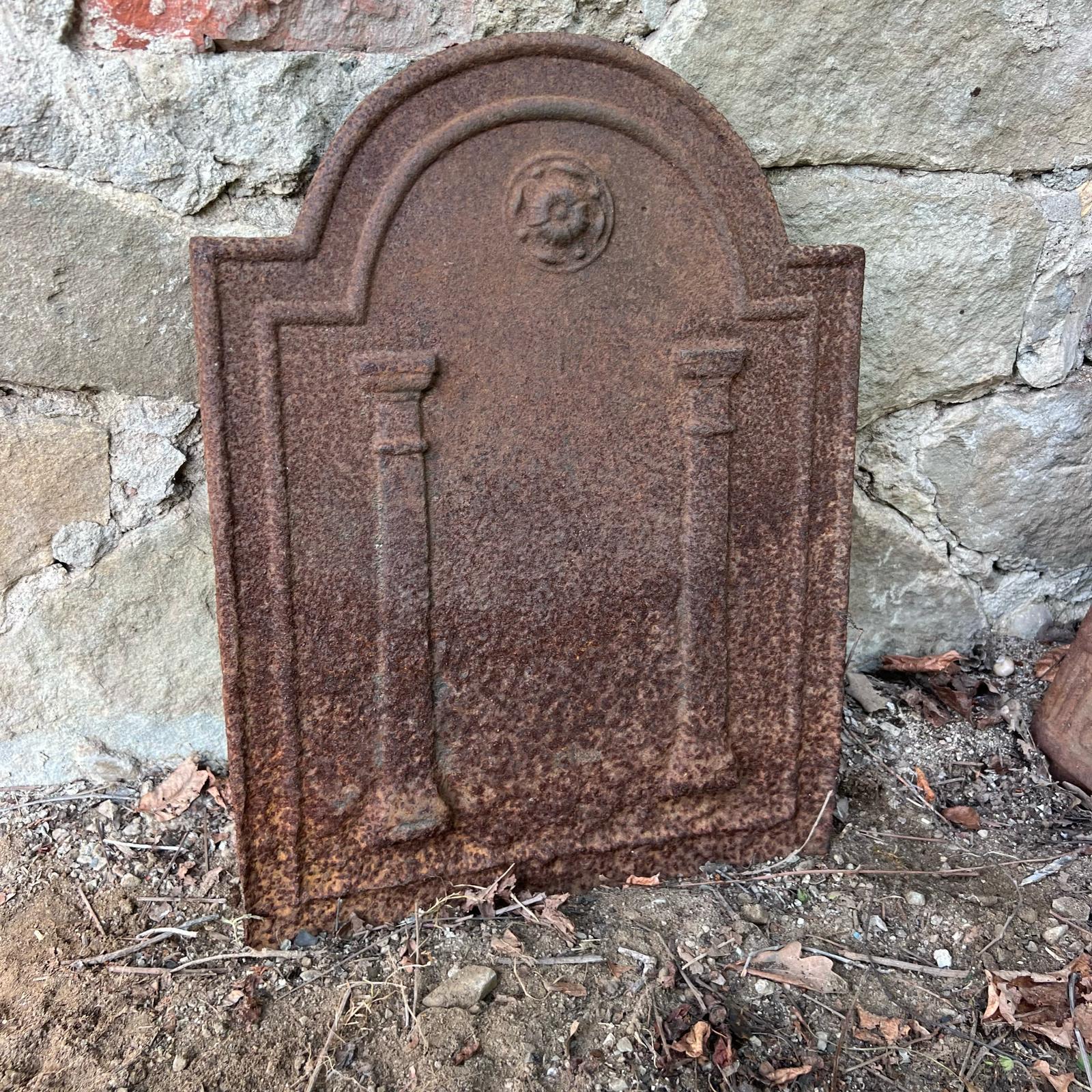 ghisa da camino prospettiva laterale