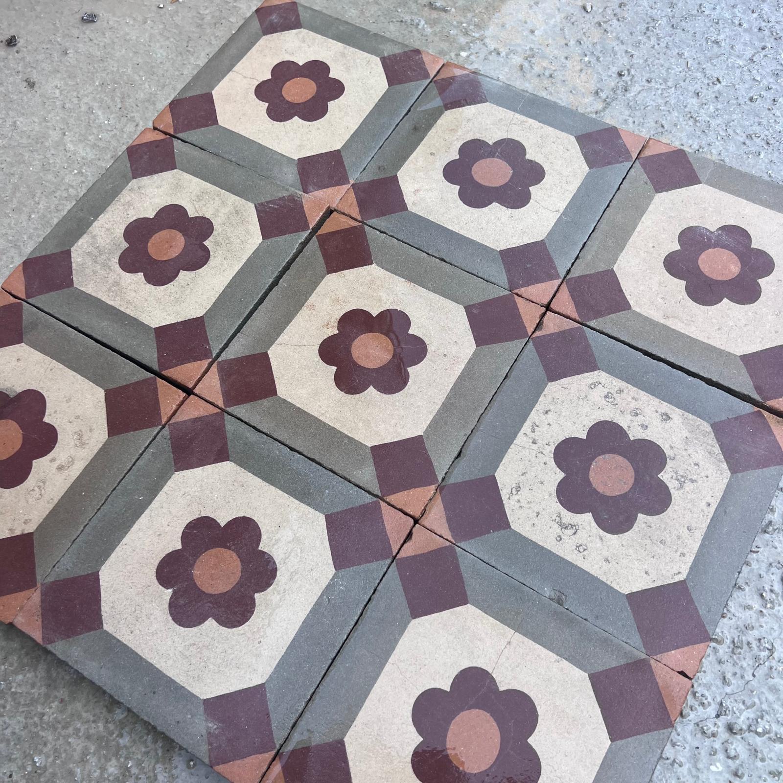 laterale cementine con fiore