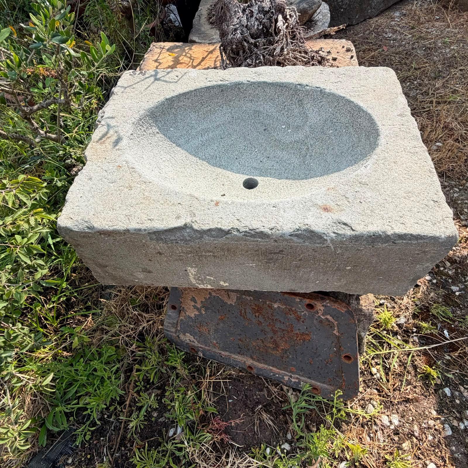 lavandino in pietra 55 cm 
