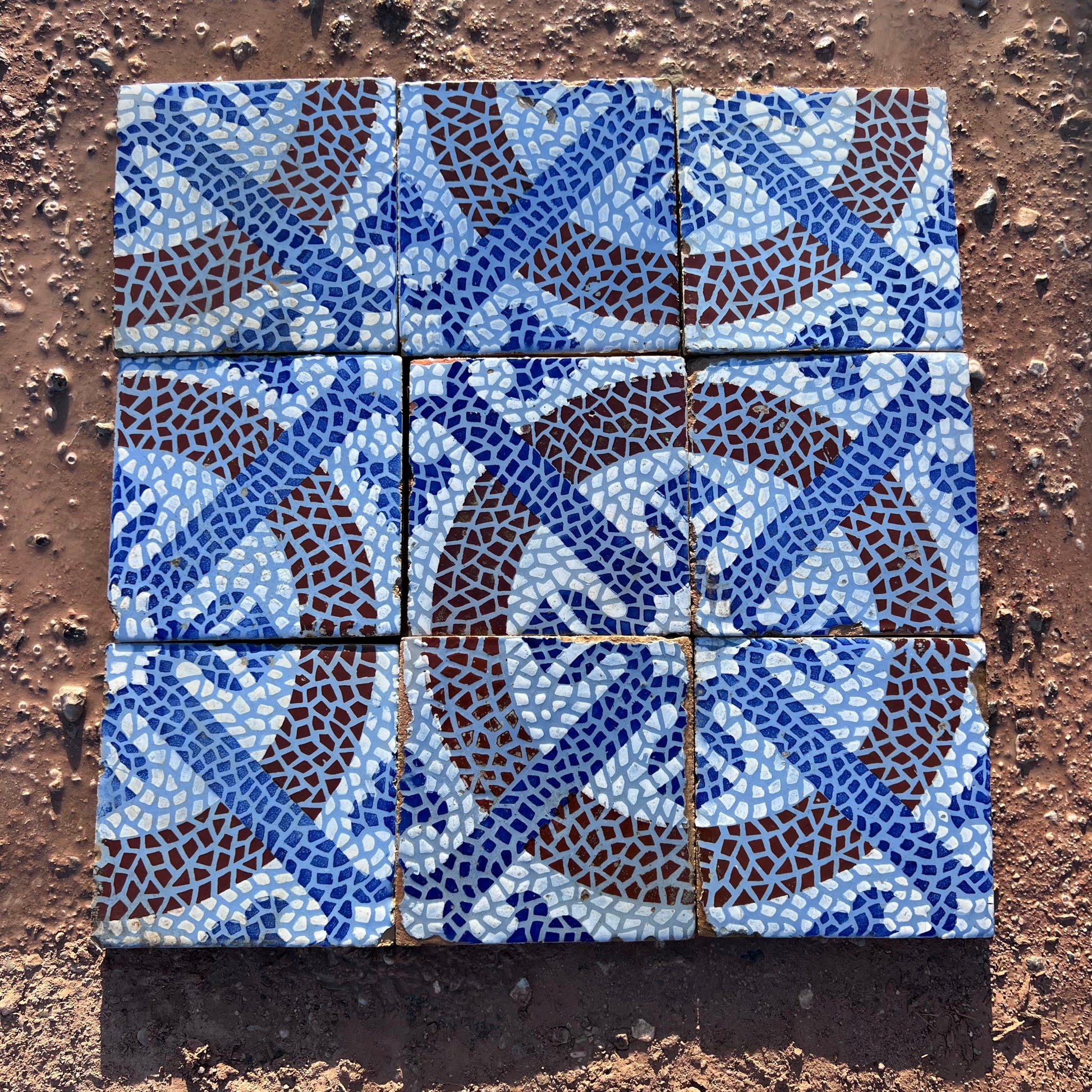 maioliche stile terrazzo