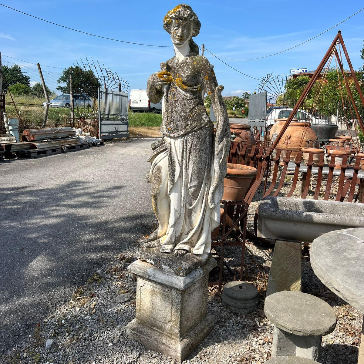 statua cemento 140cm
