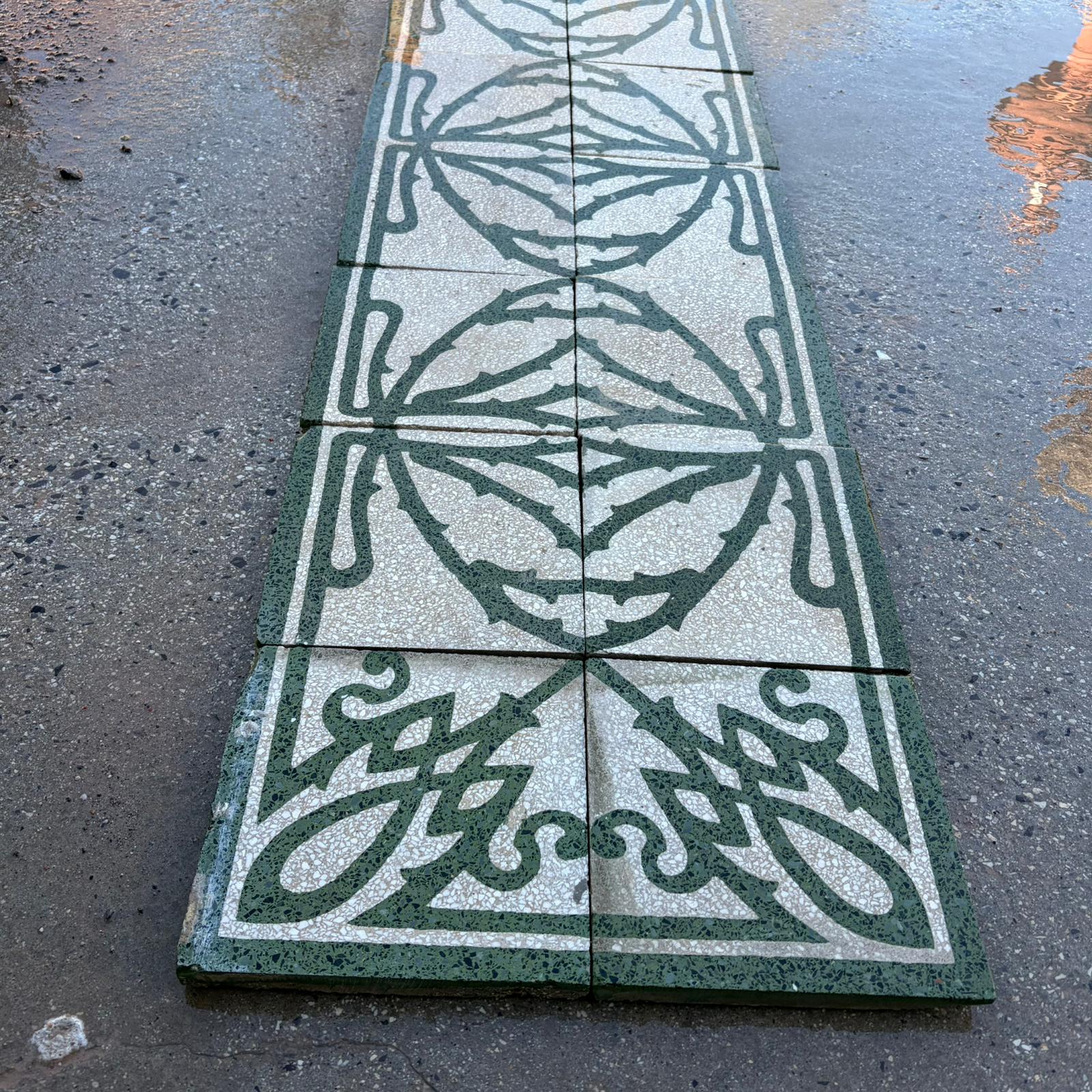 tappeto in graniglia dettaglio 