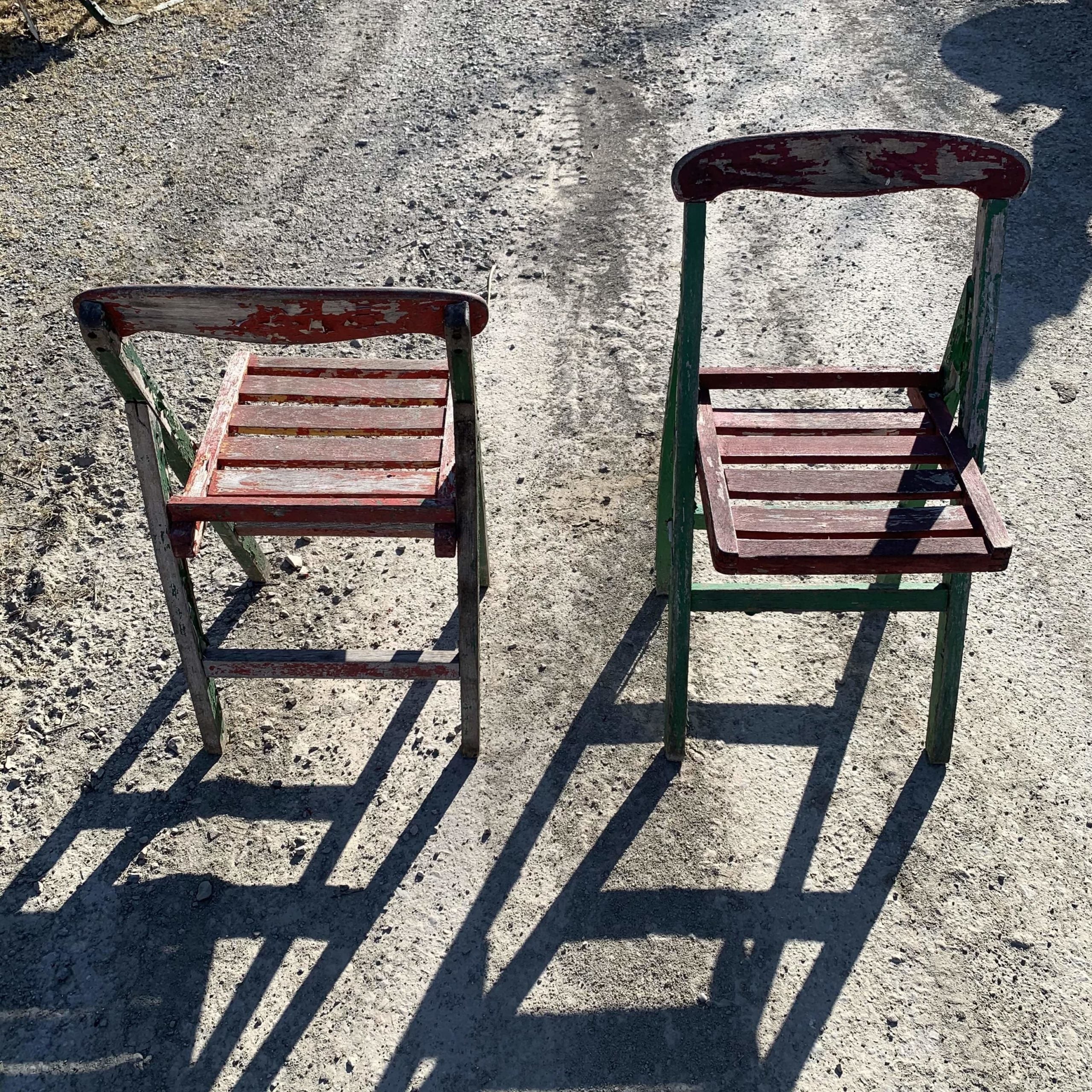 Antiche sedie in legno