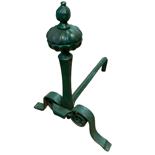 Iron andirons from 1900