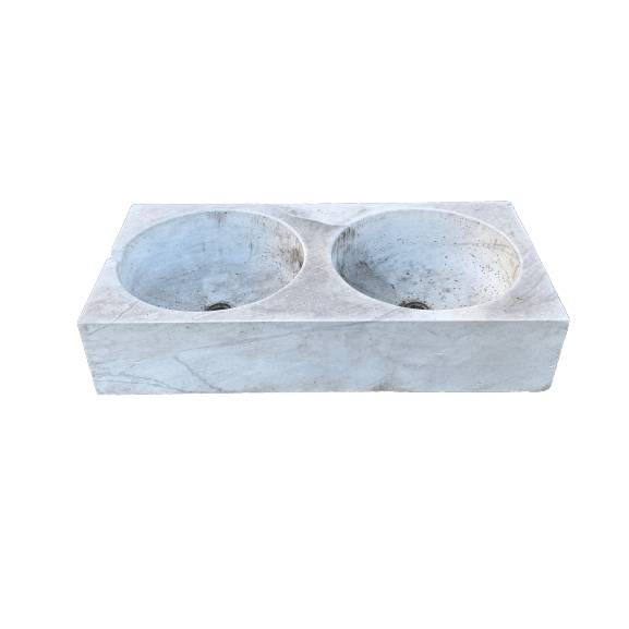 Antique sink with two holes - LAV 061