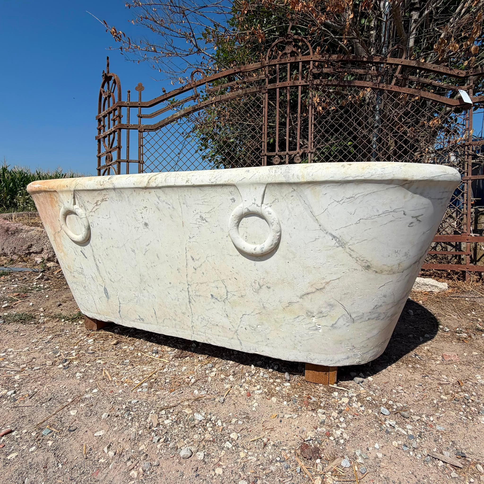 vasca marmo 174cm laterale