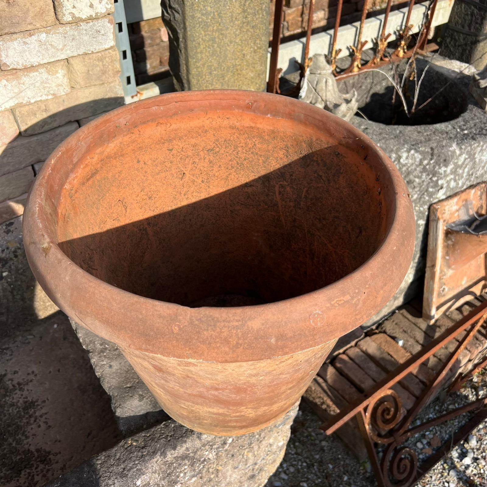 vasetto in terracotta interno