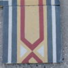 Pastina border in yellow and red