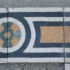 Grit border in yellow and black