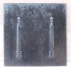 Antique cast iron fireplace
